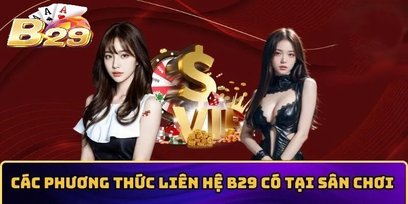 Các phương thức Liên Hệ B29